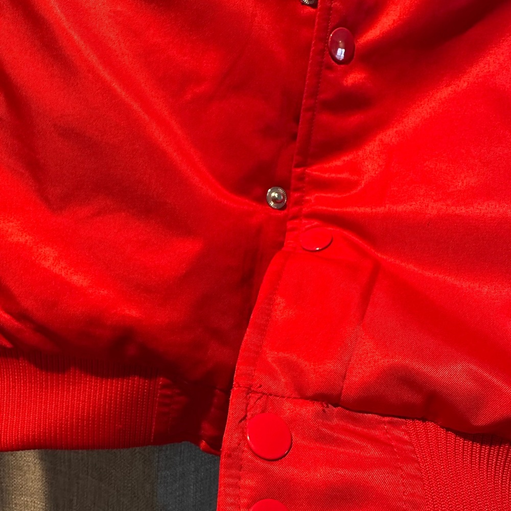 SF 49ers NFL Team Apparel Quilted Lining Jacket Youth 14/16 - Picture 3 of 6